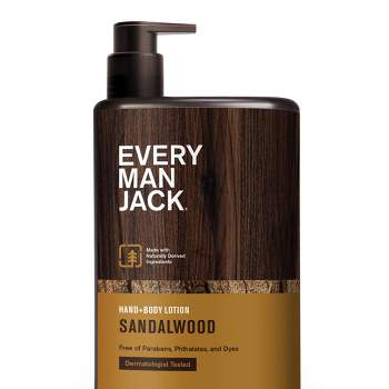 Every Man Jack Daily Hydration Sandalwood Body Lotion - 13.5 fl oz
