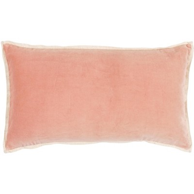 KAF Home Velvet Flange Decorative Pillow