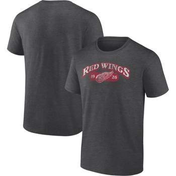 NHL Detroit Red Wings Men's Short Sleeve Bi-Blend T-Shirt