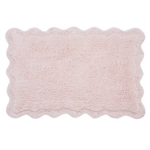VCNY Home Scallop Cotton Bath Rug - 1 of 4