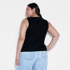 Women's Button-Front Tank Top - Wild Fable™ - 3 of 4