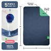 IMPROVIA® Washable Underpads 34”x52”, Heavy Absorbency Waterproof Incontinence Pads for Kids, Adults & Pets – Protects Bed, Couch, Sofa & Floor - 3 of 4