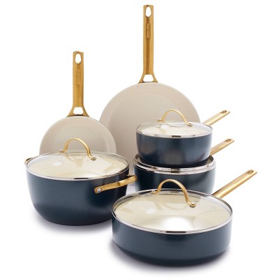 GreenPan Reserve 10pc Hard Anodized Healthy Ceramic Nonstick Cookware Set