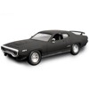 1971 Plymouth GTX Matt Black 1/43 Diecast Model Car by Road Signature - 2 of 3