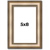PosterPalooza | Photo Size Refined Silver Picture Frame - UV Acrylic, Foam Board Backing, Hanging Hardware - 2 of 4