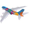 Airbus A380-800 Commercial Aircraft "Emirates Airlines" Blue with Graphics 1/400 Diecast Model Airplane by GeminiJets - 4 of 4