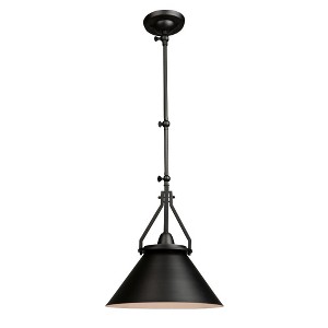 Artcraft Lighting Brydon 1 - Light Pendant in  Black - 1 of 3
