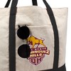California State University Dominguez Hills Primary Logo Canvas Tote Bag With External Pocket, Reusable Shoulder Bag for Shopping, School, Beach - 2 of 4