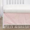 Sweet Jojo Designs Girl Baby Crib Bedding Set - Boho Fringe Blush Pink and Ivory 4pc - 4 of 4