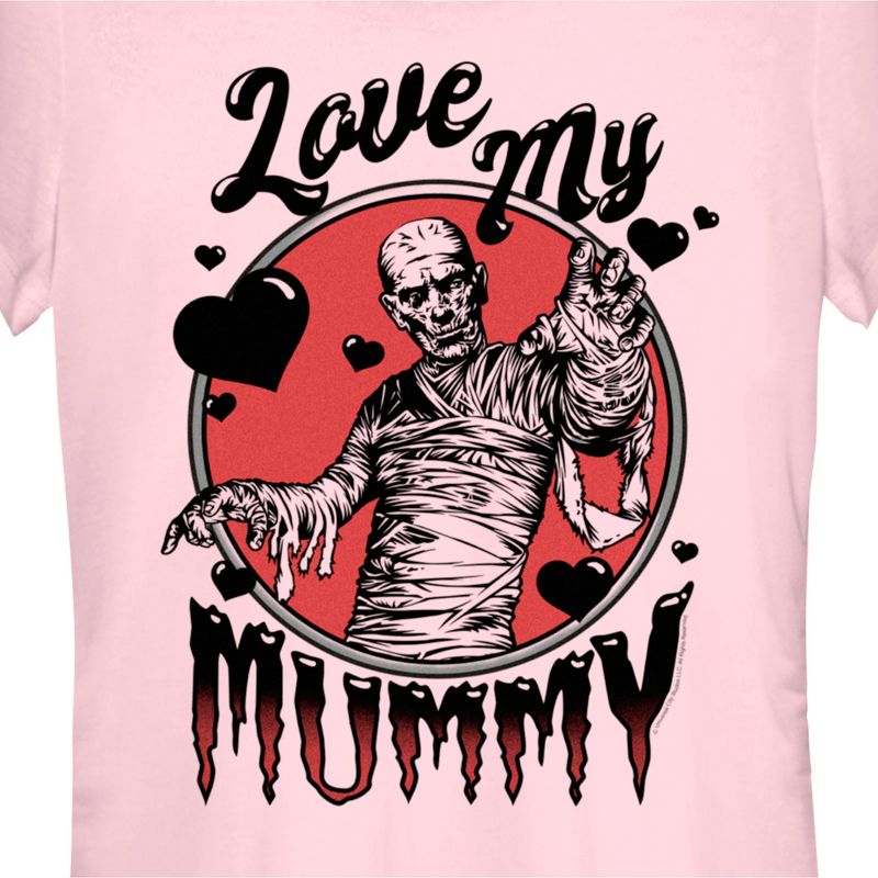 Juniors Womens Universal Monsters Mother's Day Love My Mummy  T-Shirt -  -, 2 of 5