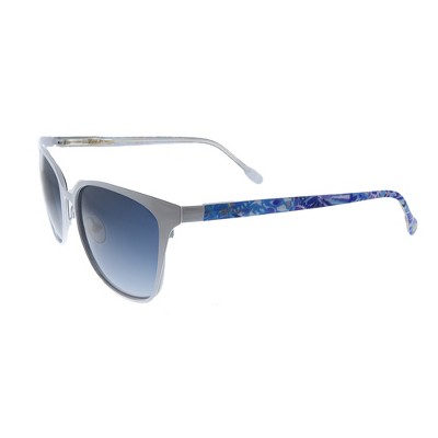 Lilly Pulitzer Sheba/S WH Womens Square Sunglasses White 55mm