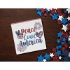 C&F Home 4.75" x 4.75" x 1.5" Peace Love America 4th of July Patriotic Shelf Block Décor - 2 of 4