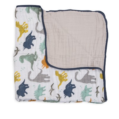 dinosaur muslin swaddle