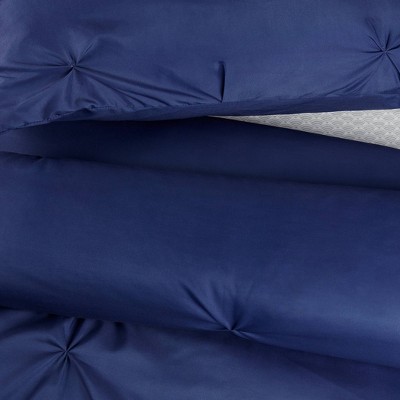 Simply Clean Antimicrobial Pleated Comforter Set