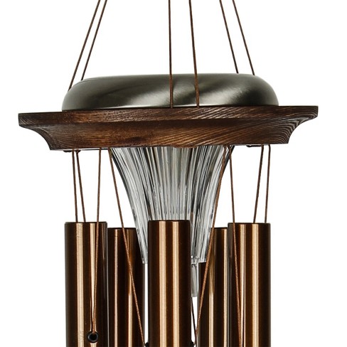 Woodstock Chimes Signature Collection, Moonlight Solar Chime, 29'' Bronze Bronze Wind Chime MOONBR - image 1 of 4
