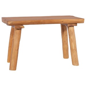 vidaXL Garden Bench 31.5 inches  Solid Teak Wood - 1 of 4