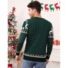 Clearlove Family Christmas Sweater – Crewneck Reindeer Knit Pullover for Men - 3 of 4