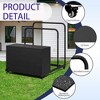 BENCMATE Pool Accessories, Portable Patio Pool Float Storage Basket with Rolling Wheels for Floats, Towels, Black, 39.4"*31.5"*37.6" - 4 of 4