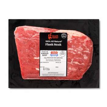 USDA Choice Angus Beef Flank Steak - 0.55-1.80 lbs - price per lb - Good & Gather™
