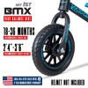 Toddler Balance Bike – No Pedal First Bicycle for Ages 18 Months to 4 Years – Adjustable Seat and Foam Tires – Madd Gear My 1st BMX - Black Blue - 2 of 4