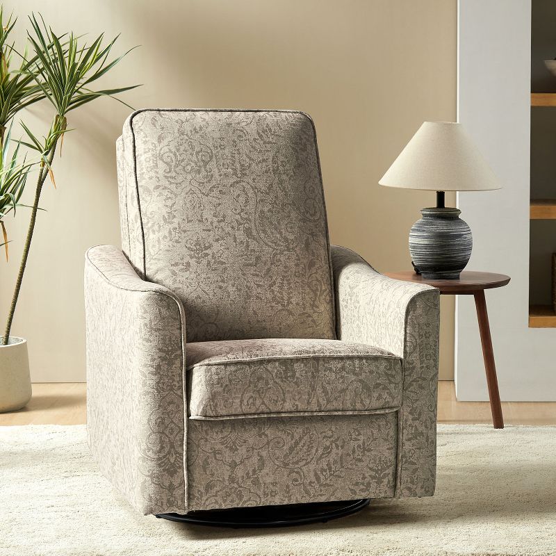 Pascual Transitional Rocker And Swivel Chair with Variety of Fabric Patterns|ARTFUL LIVING DESIGN, 1 of 9