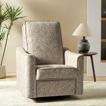 Pascual Transitional Rocker And Swivel Chair with Variety of Fabric Patterns|ARTFUL LIVING DESIGN