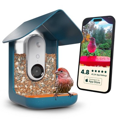 Bird Buddy Outdoor Bird Feeder Kit 9" - Blue