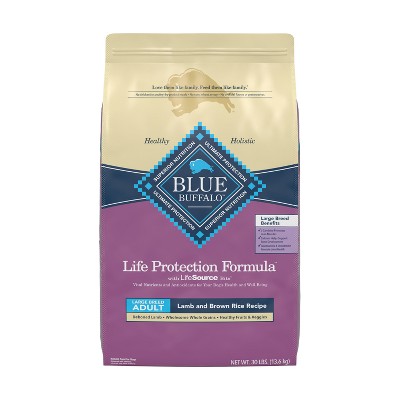 Blue Buffalo Life Protection Lamb & Brown Rice Recipe Large Breed Adult ...