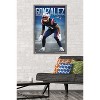 Trends International NFL New England Patriots - Christian Gonzalez 24 Framed Wall Poster Prints - 2 of 4