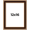PosterPalooza | Weathered Gold Picture Frame - UV Acrylic, Foam Board Backing, Hanging Hardware - 2 of 4