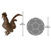 Design Toscano Barnyard Rooster Solid Cast Bronze Garden Statue - 3 of 4