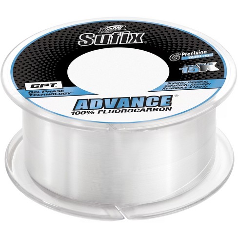 Sufix 50 Yard Advance Ice Fluorocarbon Fishing Line - 6 lb. Test - Clear