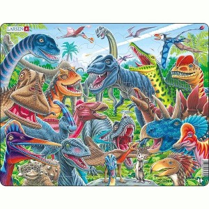 Larsen Happy Dino 43 Piece Children's Educational Jigsaw Puzzle - 1 of 3