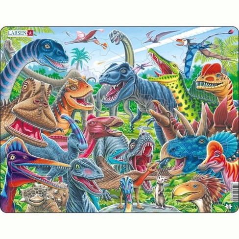 Larsen Happy Dino 43 Piece Children's Educational Jigsaw Puzzle - image 1 of 3