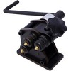 Hardened Steel Portable Ring Manual Roller Bender up to1/4" Round Steel & 1" x 3/16" Flat Steel, 13-1/2'' Long Handle - 2 of 3