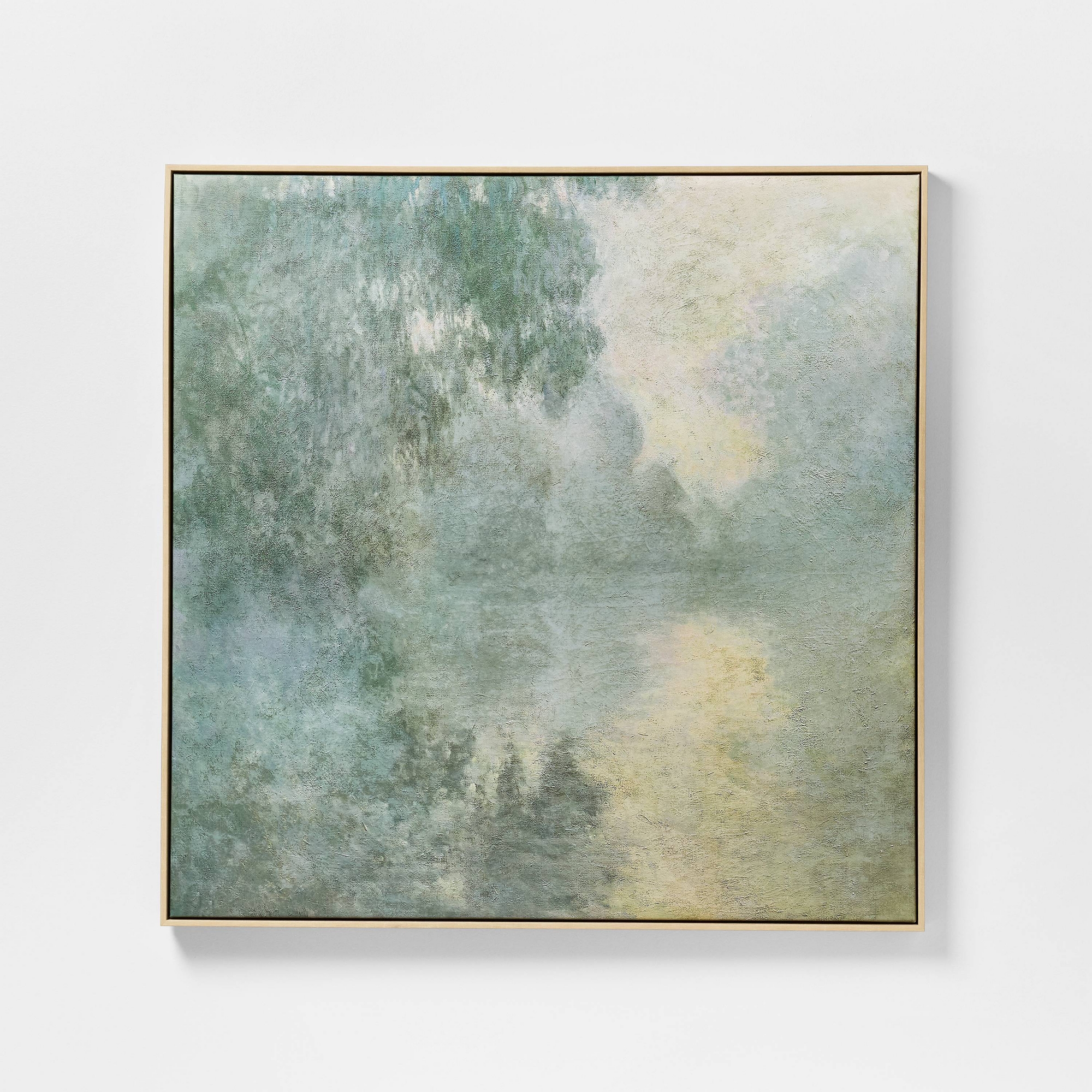 36"x36" Blurry Landscape Framed Wall Art - Threshold™ designed with Studio McGee