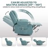 Reclinable Rocking Chair for Adults, Manual Recliner Chair with Cup Holder, Rocking Chairs with Massage and Heating, for Living Room, Bedroom - 3 of 4
