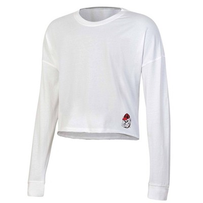 Georgia Bulldogs Leopard - White Short/Long Sleeve Tee