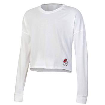 NCAA Georgia Bulldogs Women's White Long Sleeve T-Shirt