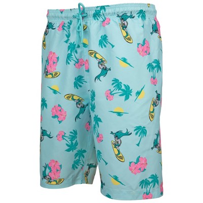 Batman Mens Batman Classic Floral Surf Board Shorts - XLarge (40-42) — фото 3