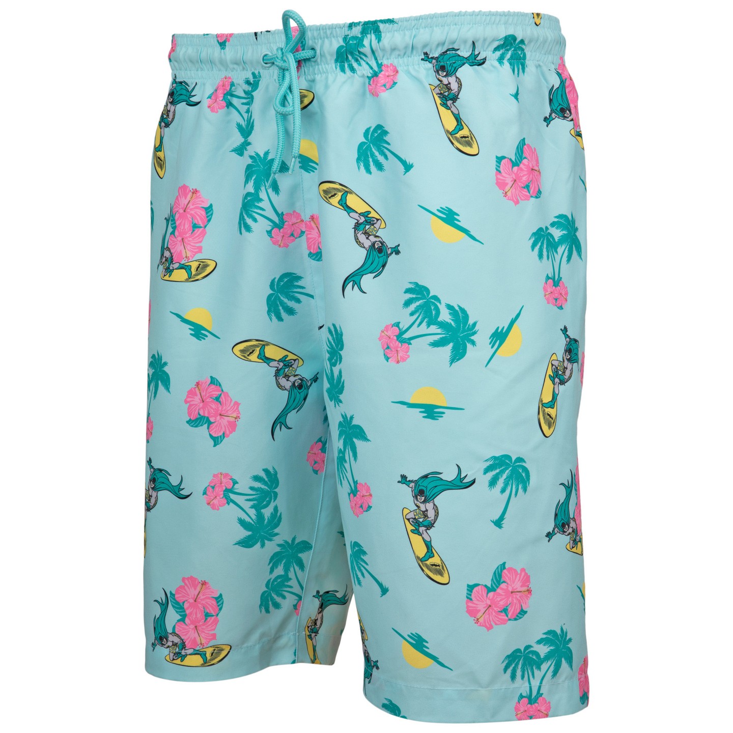 Мужские шорты Batman Classic Floral Surf Board Shorts - XLarge (40-42), цвет: С принтом — фото 3