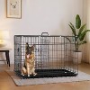 FDW 18-48in Dog Crates for Dogs Folding Mental Wire Crates Dog Kennels Pet Crate with Removable Tray and Handle - 2 of 4