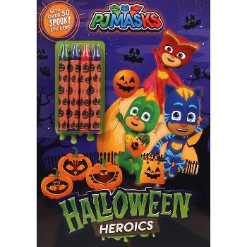 Pj Masks: Halloween Heroics - (Coloring & Activity with Crayons) by  Editors of Studio Fun International (Paperback)
