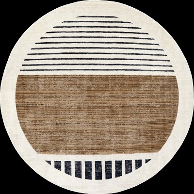 Nuloom Keeva Modern Striped Fringe Indoor Area Rug