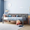 NicBex Twin /Full Size Daybed, Day Bed Frame with Wood Slat Support, Sofa Bed with Bottom storage - 2 of 4