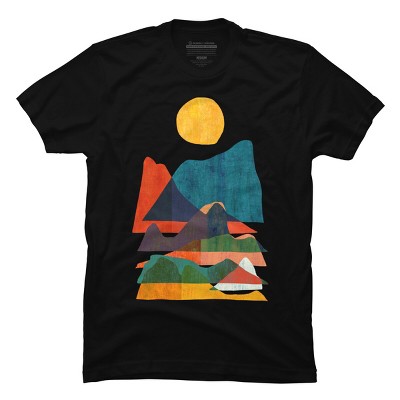 Men's Design By Humans Topography By radiomode T-Shirt
