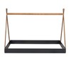 Okak Twin Triangle Tent Top Wooden Bed Frame,Modern Floor Bed for Toddlers/Kids Bedroom - 2 of 4