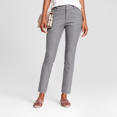 high rise skinny work pants