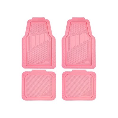 TruAIR 4-Piece Pink Rubber Floor Mats