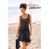 Women's Sleeveless Printed V-Neck Dress - LASCANA - 3 of 4